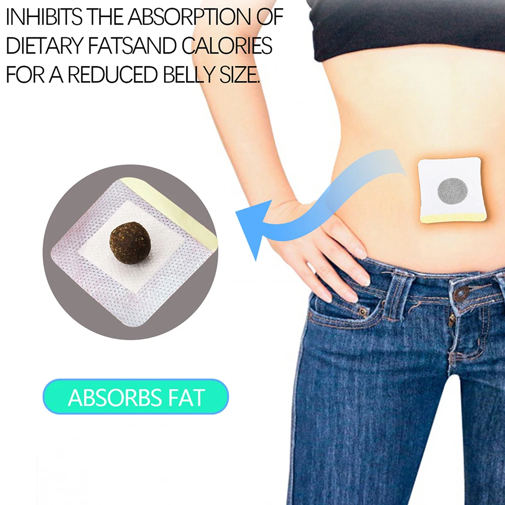 30/150 pcs Slim Patch Stomach Fat Burning Navel Stick Slimming Lose Weight Burn Fat Anti Cellulite Body Shaping Stickers