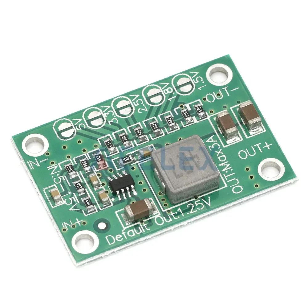 CA1235 Modulo di alimentazione regolabile CA-1235 Modulo di alimentazione buck 1,25 V 1,5 1,8 2,5 3,3 Uscita 5 V Ingresso 5-16 V Alimentatore step-down