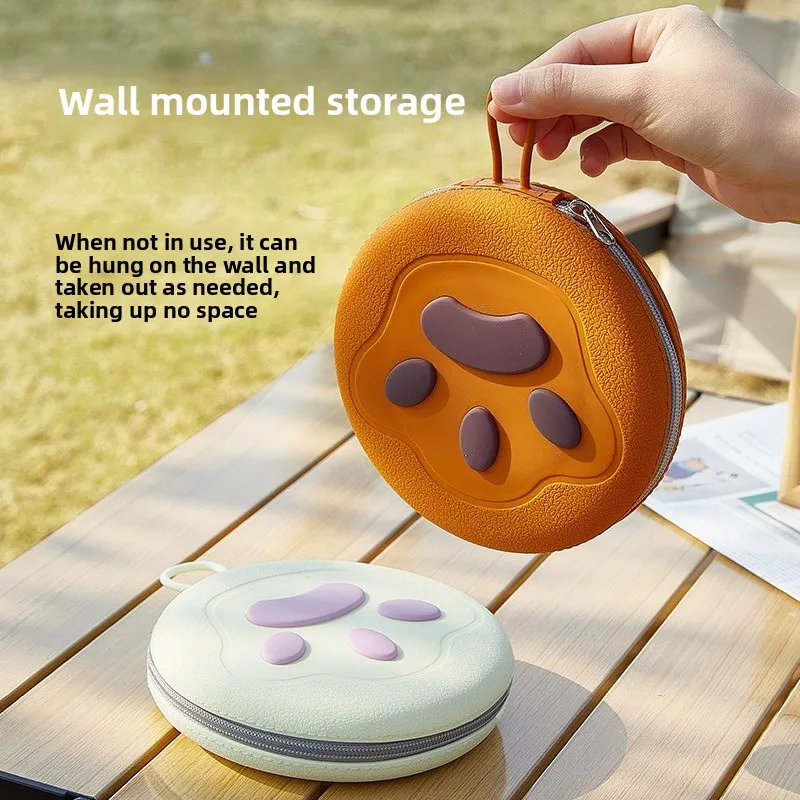 

2 in 1 Foldable Pet Food Bowl Portable Silicone Puppy Dual Bowl Outdoor Travel Dog Drinking Bowl Folding Cat Bowls Dog Bowls