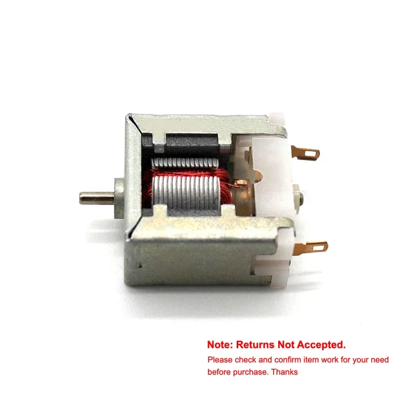 DC 3V 16000RPM Mini Thin 020 Square Bare Micro DC Motor 1.5mm Shaft DIY Hobby Toy Model Test Electric Motor Experiment