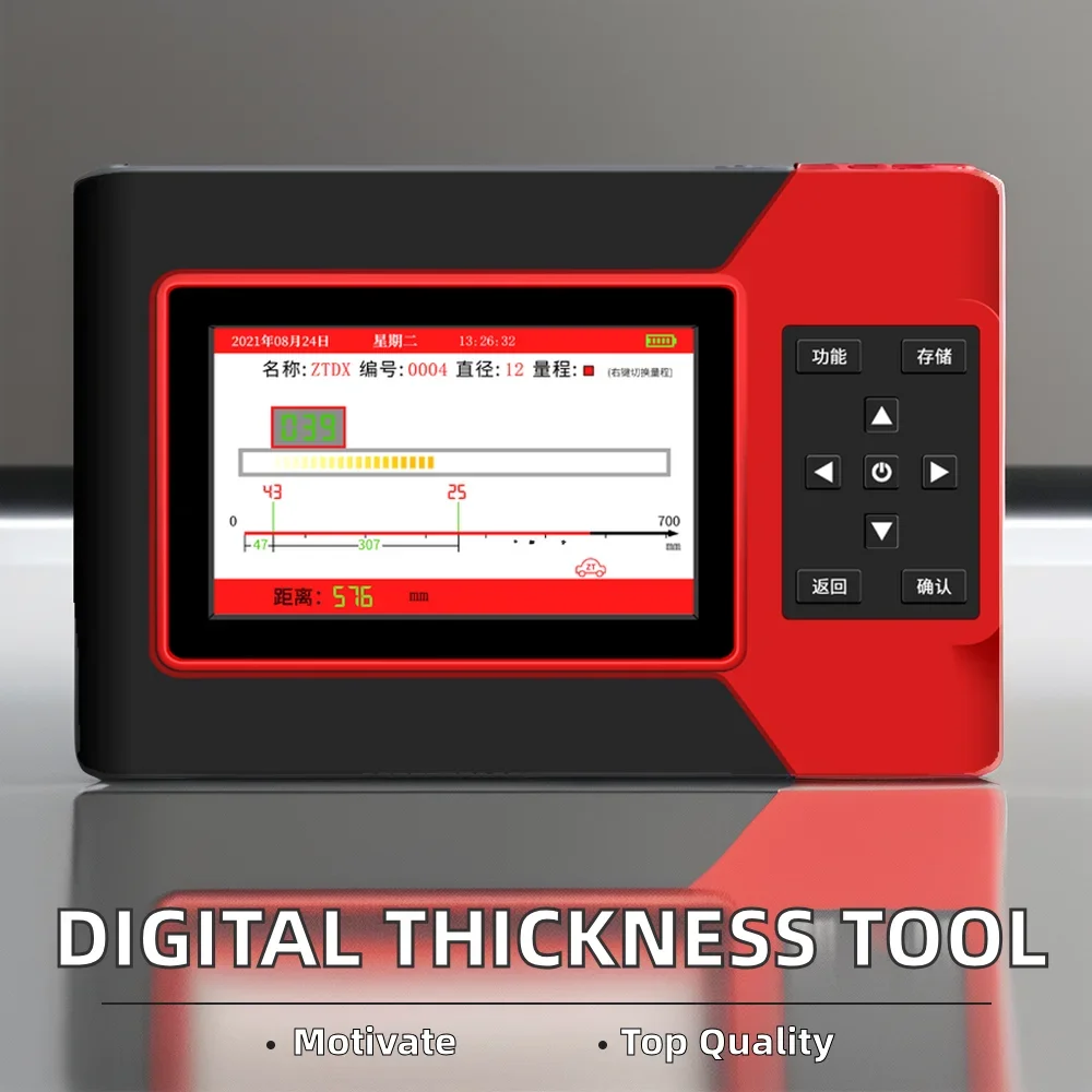 Portable Digital LCD Concrete & Wall Thickness Meter/Floor Detector Industrial Testing Meter