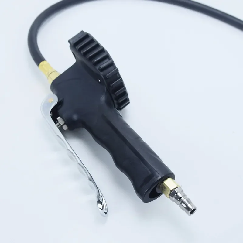 Rechargeable Digital Tire Pressure Gauge with Inflator Function Barometer Display for Car Motorcycle Bicycle Air Pump Gun