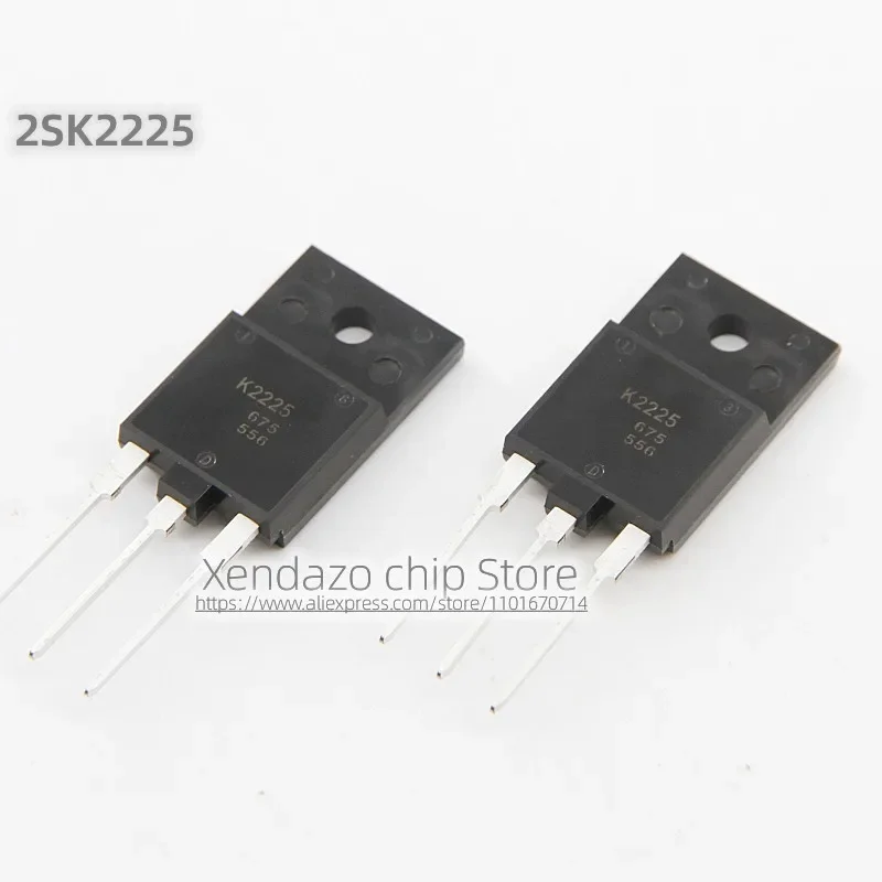 5pcs/lot 2SK2225 K2225 TO-3PF package Original genuine 1500V 2A MOS field-effect transistor