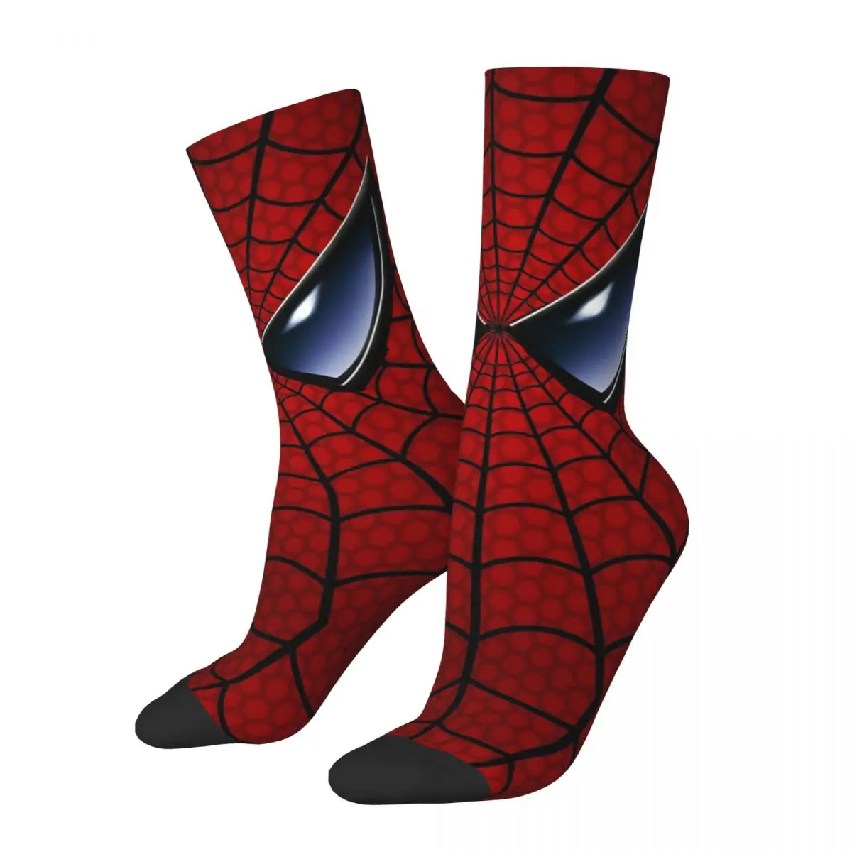 Inverno caldo divertente Unisex Spiderman Spider-man calzini Anime calzini da basket traspiranti