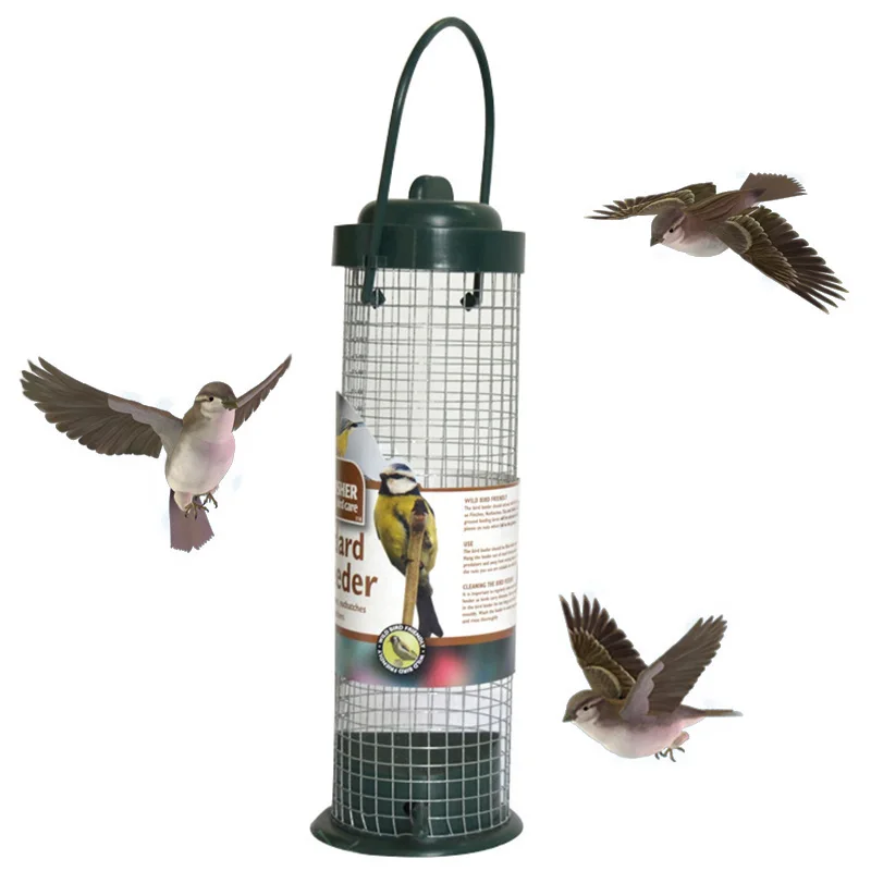 Mesh Convenient Durable Eco-friendly Popular Weather-resistant Best-selling Large Capacity Bird Feeder Backyard Green Outdoor