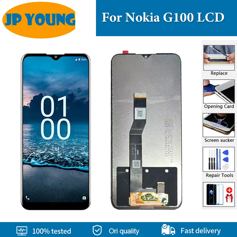 

Original LCD For Nokia G100 LCD Display Touch Screen Digitizer Assembly For Nokia G100 Display Replacement Repair Parts