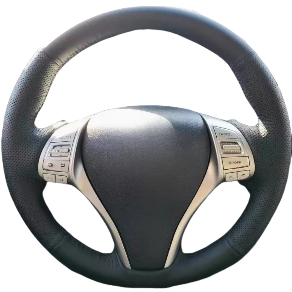 

Car Steering Wheel Cover Suede Leather For Nissan Teana 2013-2018 Altima 2013-2018 X-Trail 2014-2017 Steering-Wheel Cover Wrap