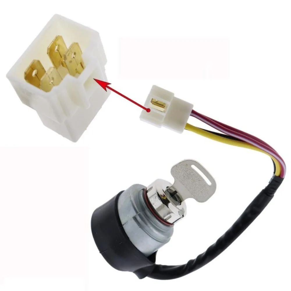 Ignition Switch For Kubota M6800 M7040 M7060 M8200 M8540 - 52200-41210 52200-41212 - Construction Equipment