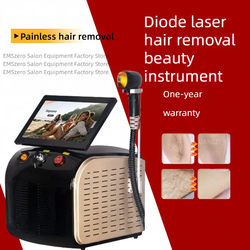 

4 waves IPL Professional Diode Ice Titanium Laser Body Hair Removal Machine 2025 Portable 808 755 Alexandrite Device Permanent