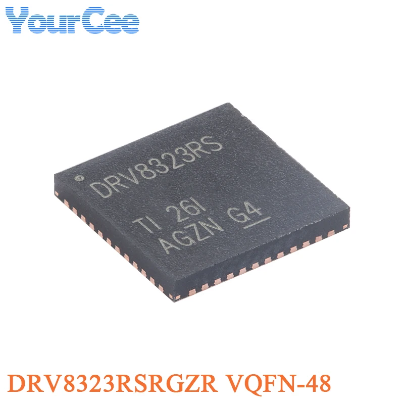 5PCS/1PC DRV8323RSRGZR VQFN-48 DRV8323RS Maximum 65V Three-Phase Smart Gate Driver Buck Regulator Current Shunt Amplifier Chip