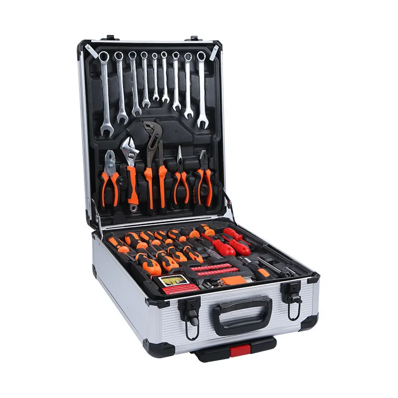 186 Piece Luggage Auto Repair Tool Set Car Machine Hardware Tool Set Repair Multi-Tools