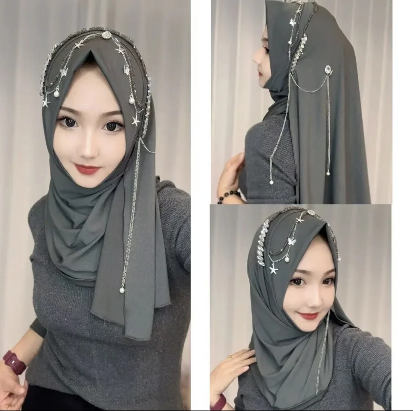 Muslim Wraps Instant Hijabs, Casual Winter Fashion, Islam Muslim Hijabs, 2024