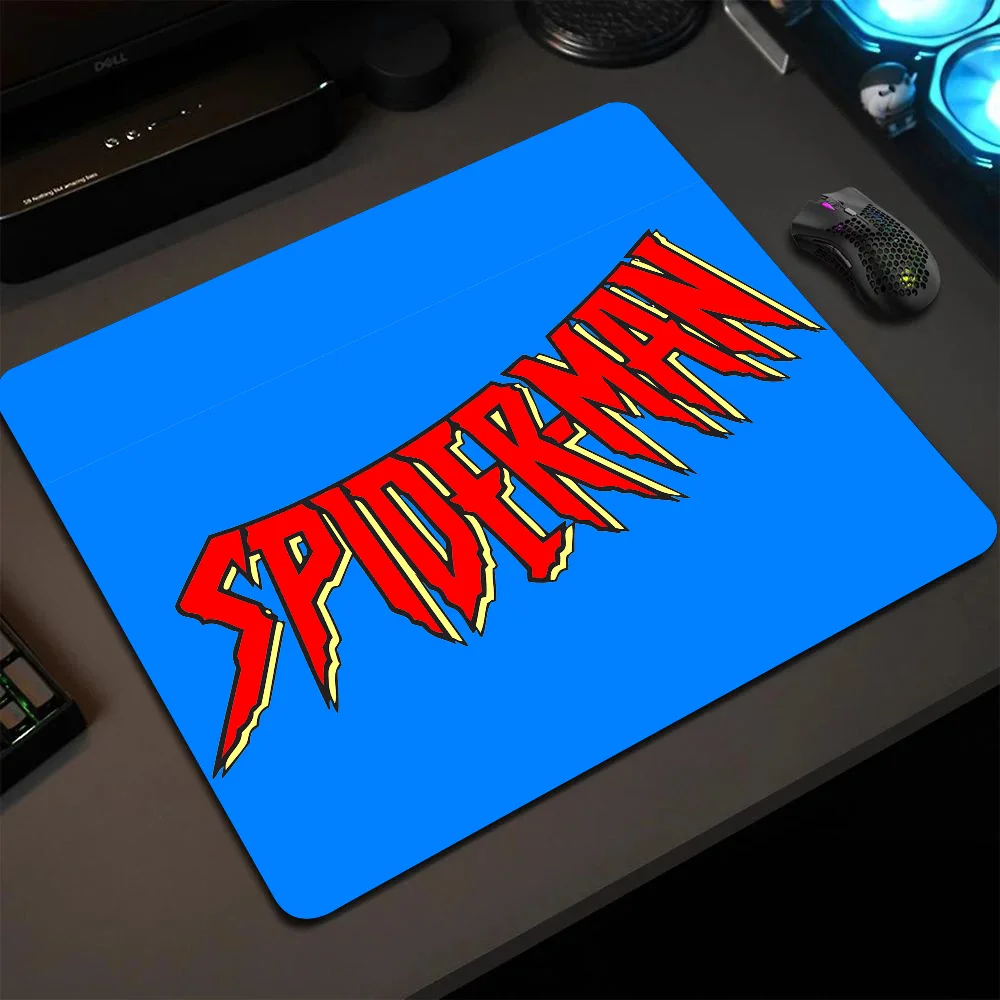 

Cool Superhero S-Spiderman Mousepad Small LockEdge Mouse Pad For Gamers Computer Desk Pad Anti-slip Rubber