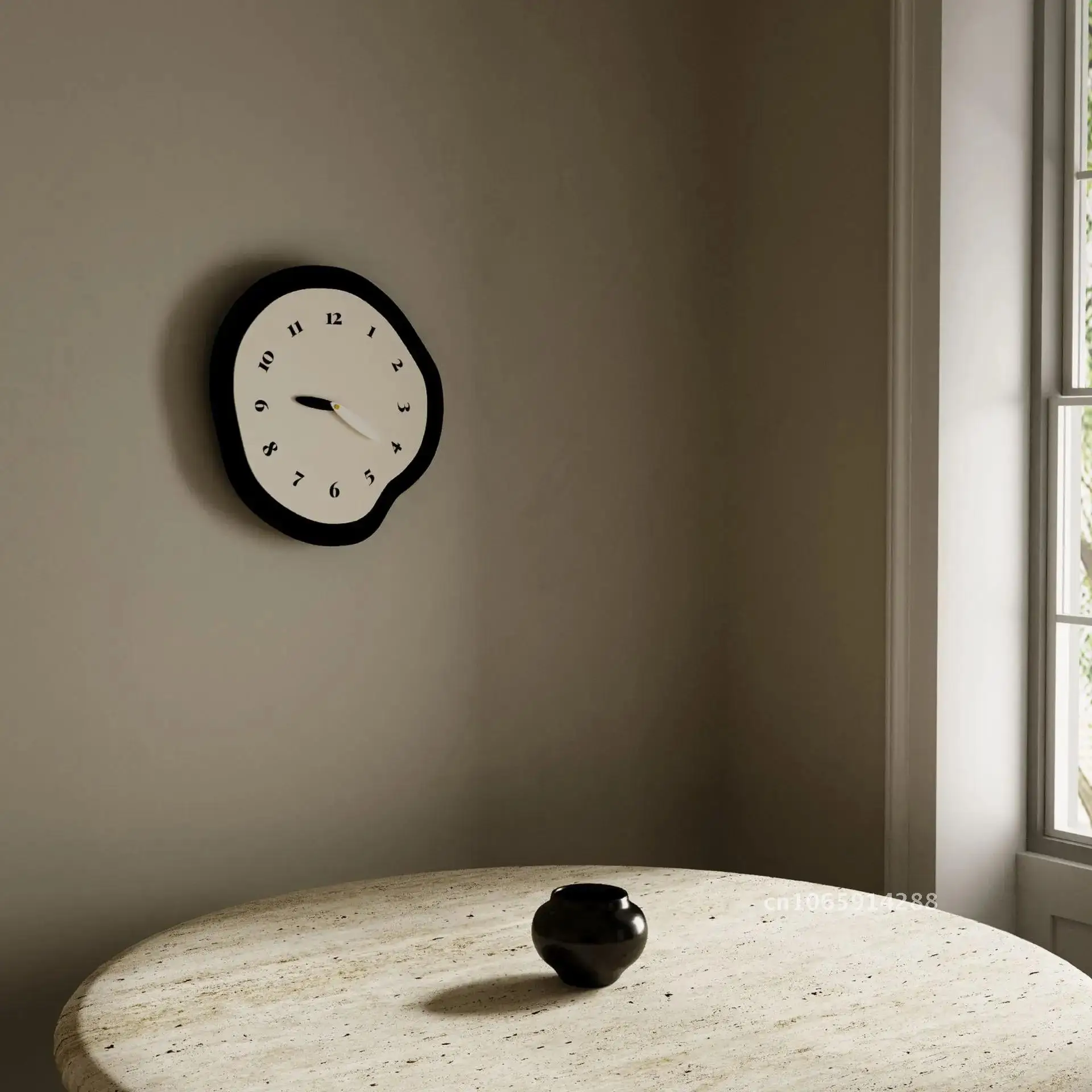 MOMO Scandinavian Super Restaurant Ins Clock Celebrity Clock Room Wall Bedroom Living Silent Living Wall Room