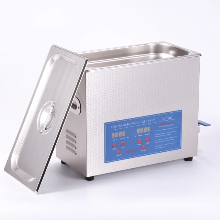 6L 40KHZ  Stainless Steel  Digital 180W Ultrasonic Cleaner  Machine