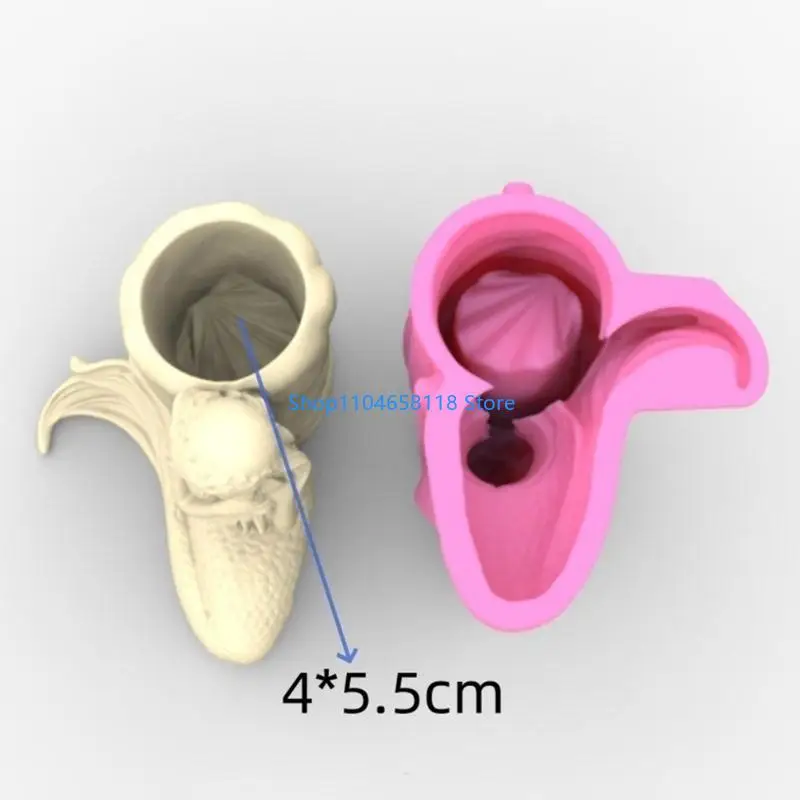 Multipurpose Merman Vase Silicone Mold Versatile Resin Cast Set for Home and Office Decoration and Jewelry Storage