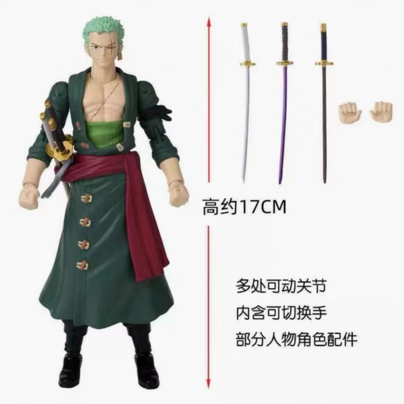 100% オリジナル在庫ありバンダイワンピースサンジロロノア・ゾロルフィエースアニメキャラクターおもちゃモデルデスクトップ装飾品コレクションギフト