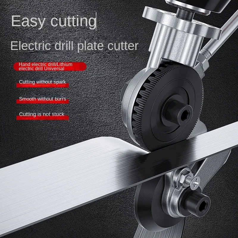 Electric Drill Plate Cutter Attachment Metal Sheet Cutter Sawing Machines Free Cutting Tool Sheet Metal Cut