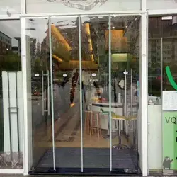 PVC Curtain Outdoor Heat Insulation For Air Conditioner Hanging Rail Warehouse Living Room Freezer PVC Strip Curtain Transpare