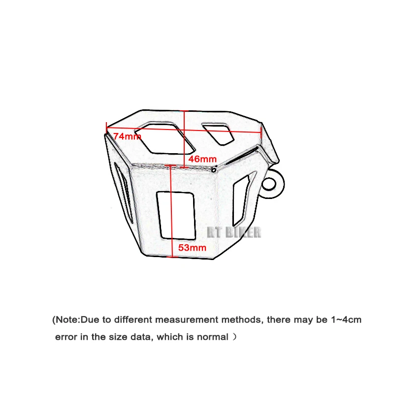 ل BMW R NINET R 9T RNINET المتسابق تشويش إذاعي الحضرية R9T 2014-2023 2021 2022 دراجة نارية الخلفية سائل الفرامل خزان غطاء حماية