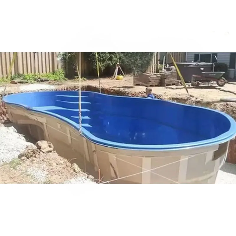 Portable Blow‑Up Massage Swimming Pool 5‑7 Person Large Inflatable Spa Tub For Outdoor Family Stress Relief Bath