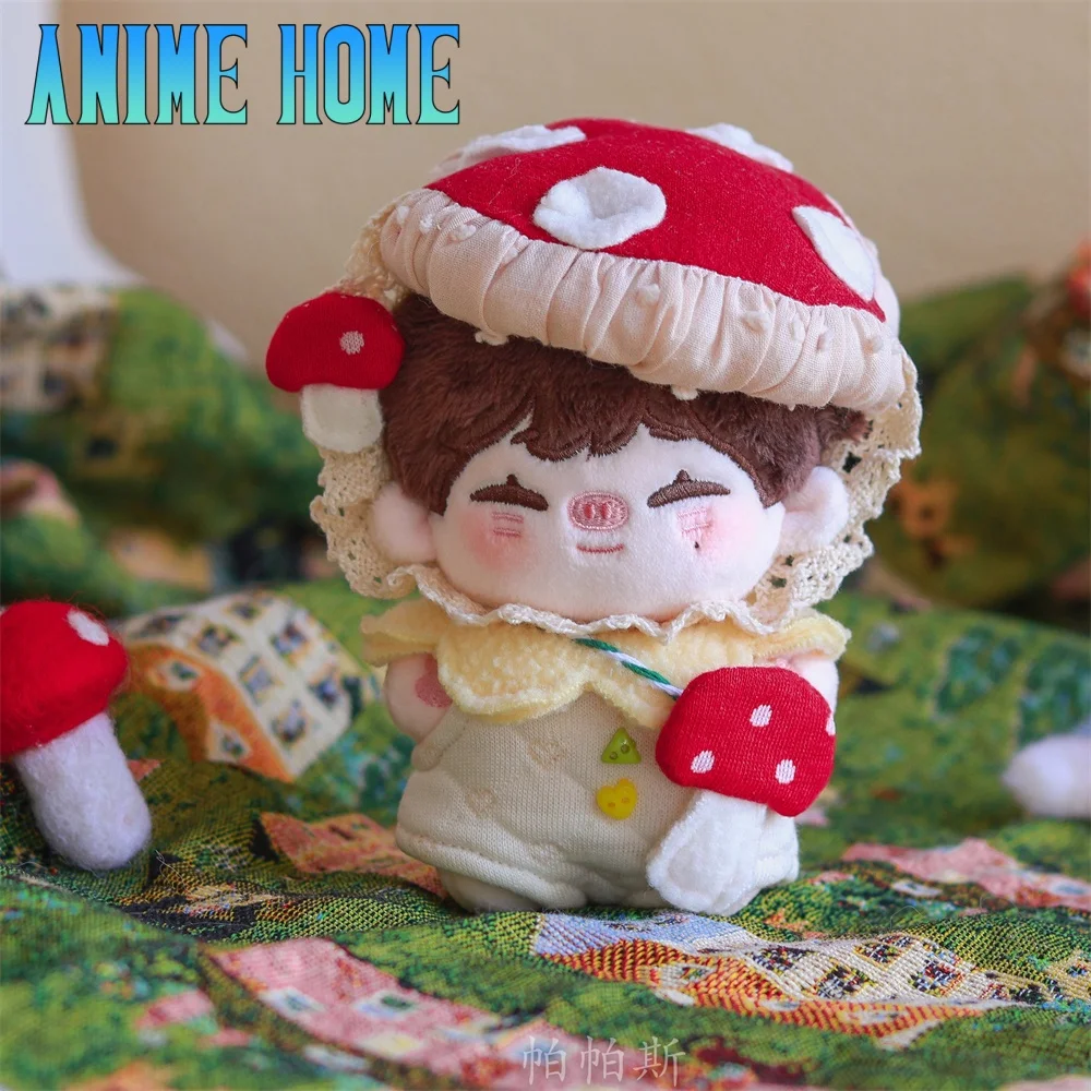 Original Little Mushroom Suit For 10cm Clothes Costume Cartoon Cosplay Kids Gift