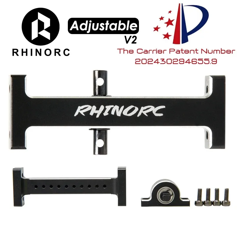 Rhinocrawler Driveshaft Axle Holder, RC Estender Ponte, Hanger Beam para 1:10 Axial SCX10 Crawler Trucks, Bridge Device Upgrade Parts