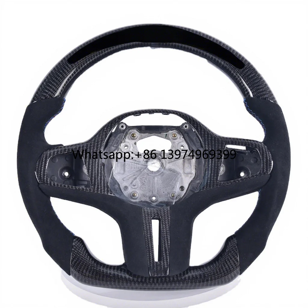 LED Carbon Fiber Steering Wheel for Bmw M2 M3 M4 M5 M6 G20 G28 G30 G38 G32 G11 G12 G01