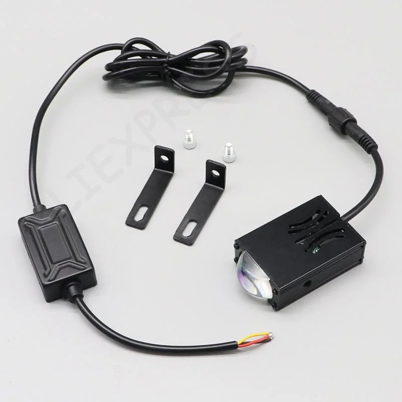 

24W Medium Grille LED Light for Cars; Mini Matrix Laser Headlights Enhancing Night Safety