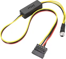 SATA IDE DC5.5x2.5 Male Power Cable 12V5A 5V Converter DC5525 Connector HDD Cable Thick Wire