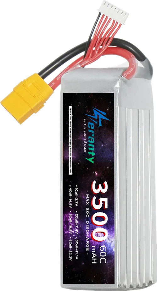 Teranty 3500 мАч 6S 22,2 В 45C Модель самолета Дрон Квадрокоптер Высокомощный Lipo Батарея Аксессуары Airmodel