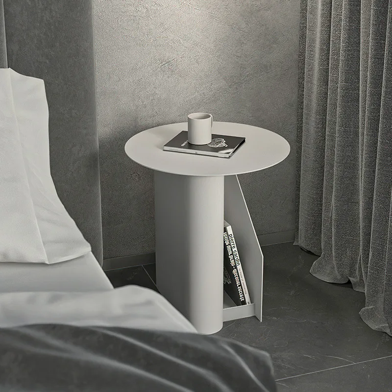 

Nordic Designer Bedroom Bedside Table Modern Minimalist White Small Creative Bedside Table Light Luxury Small Table