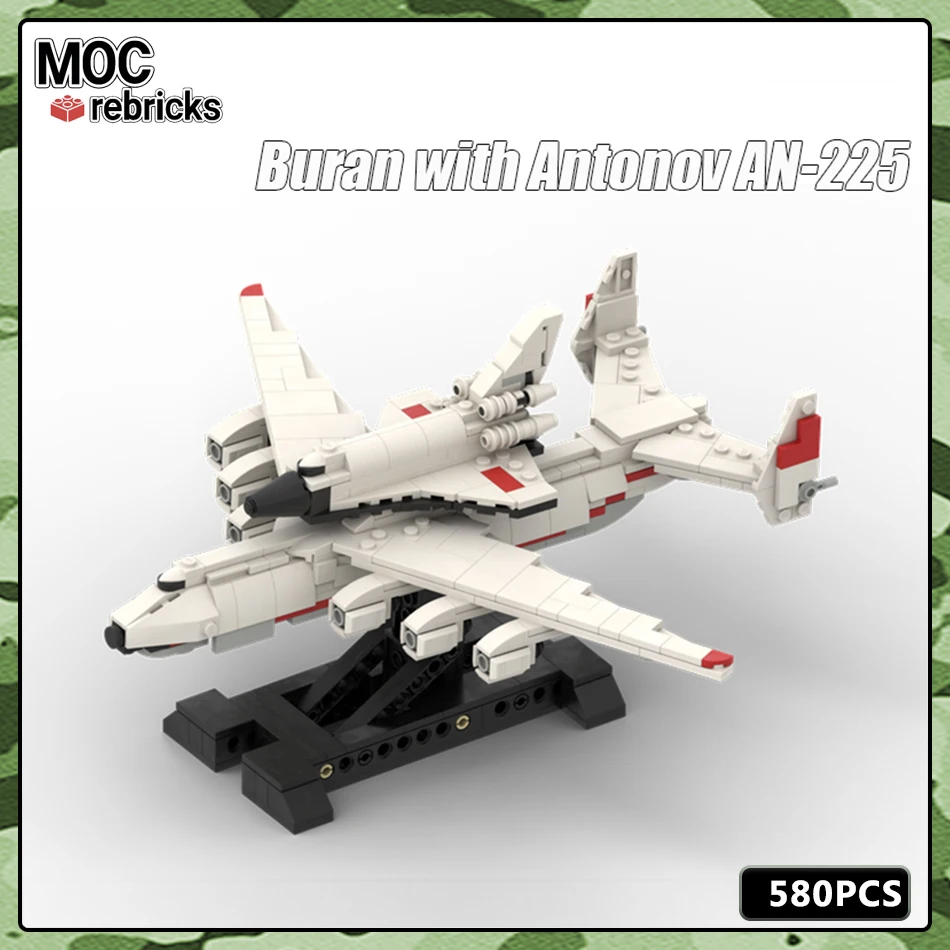 

MOC Military Series AN-225 Carrierplane Heavy Strategic Distance Weapon Medium Difficulty Suit DIY Building Block Model Boy Toy