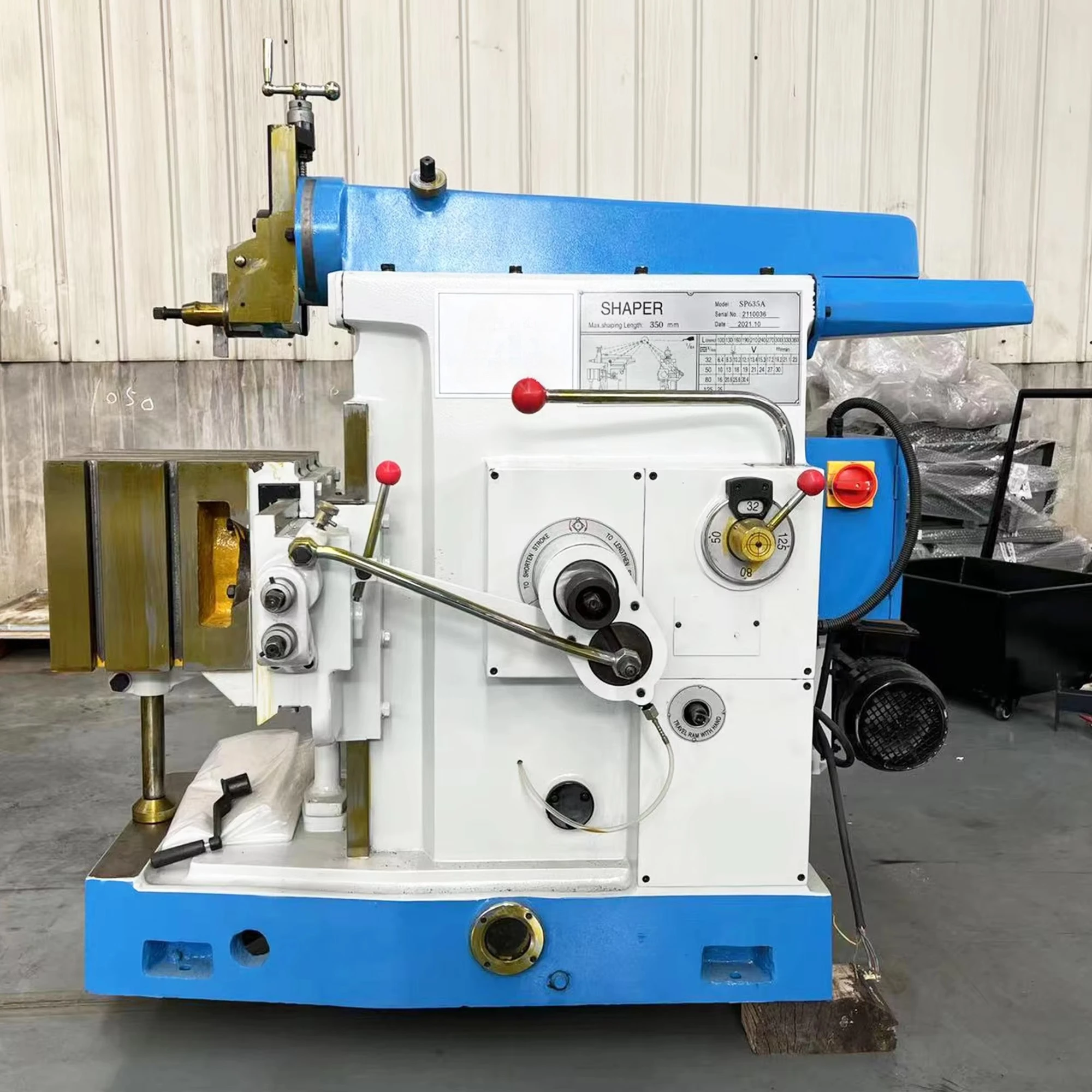SP635A Hydraulic Shaping Machine, 650mm Stroke, Heavy Duty Metal Shaper for Industrial Use