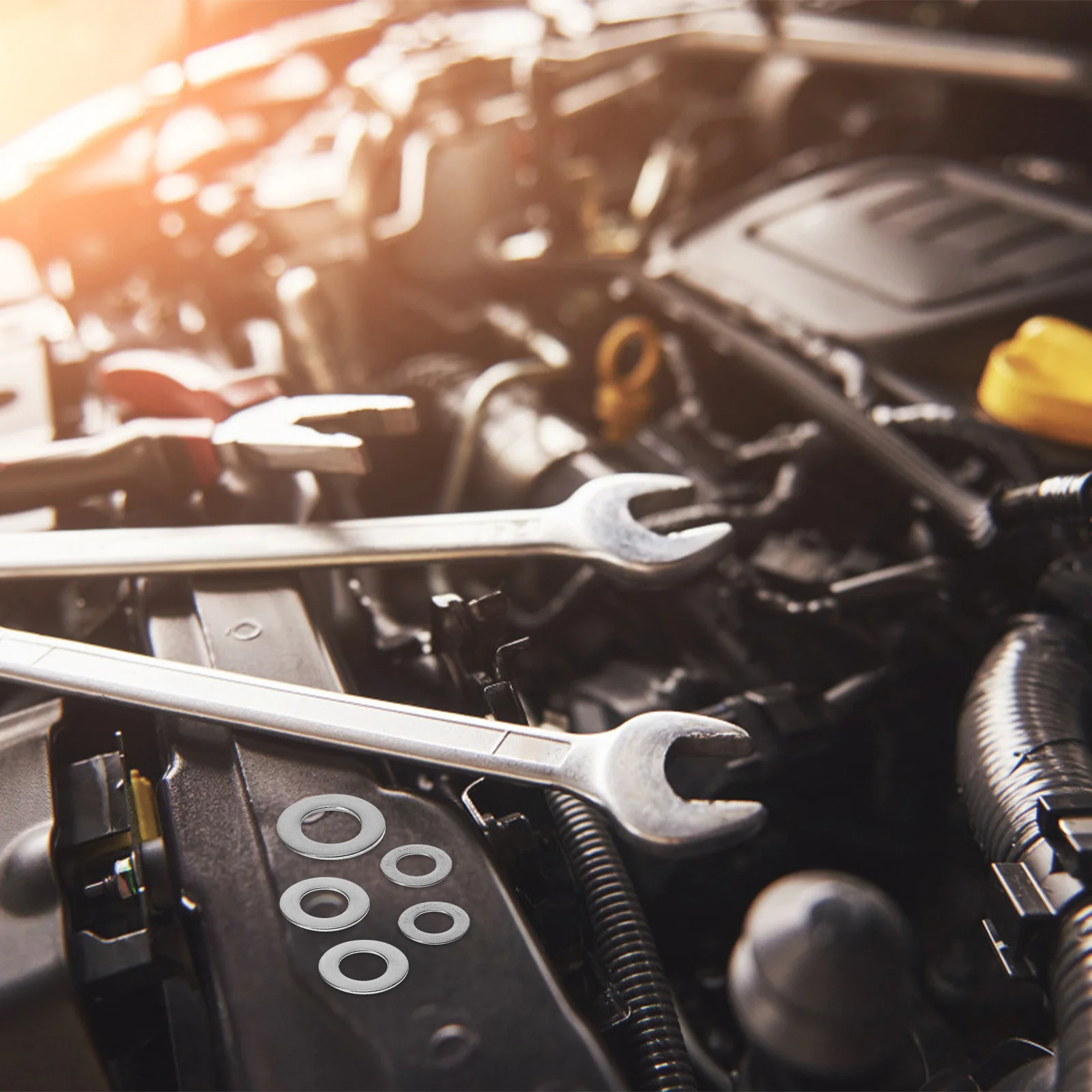 1010 قطعة غسالات الفولاذ المقاوم للصدأ مجموعة حشية معدنية مسطحة أطقم صندوق تخزين الموصلية الحرارية الكهربائية حوض التوصيل الوقود الهيدروليكية