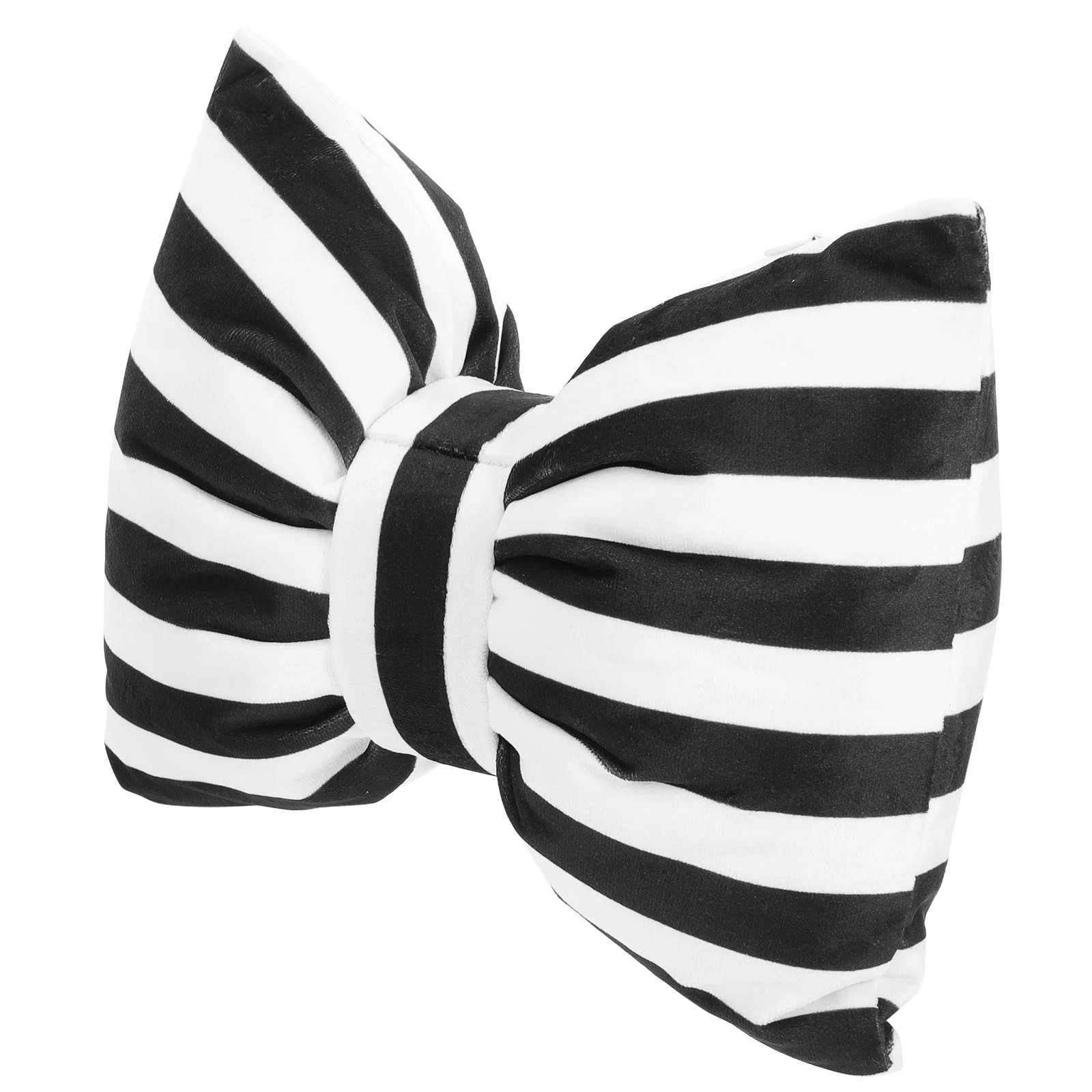 

Butterfly Bow H Pillow Black Striped Design Wrist Rest for Manicure Nail Cushion Ergonomic Comfortable Cotton Cover