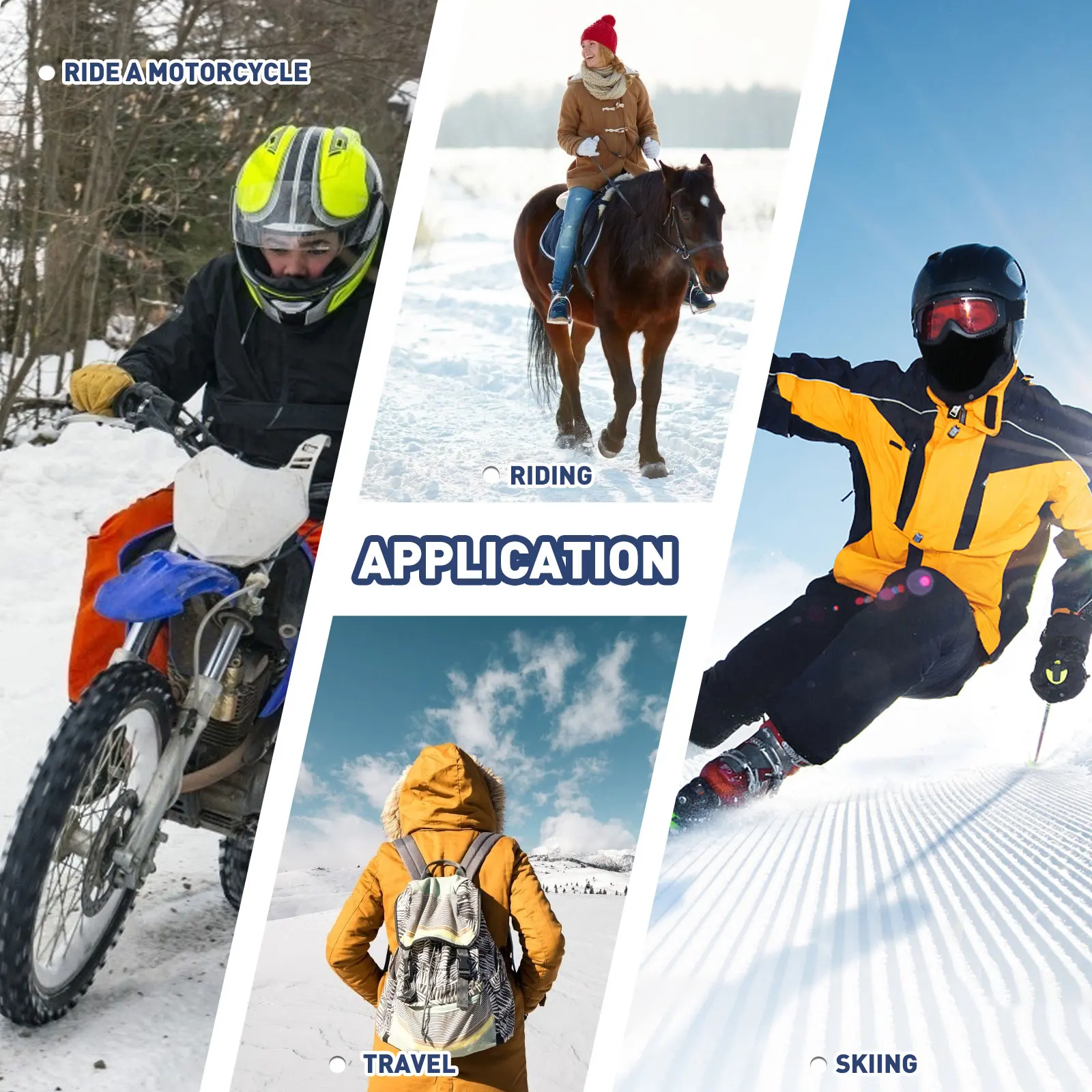 

Head Warmer Riding Face Mask Cycling Skiing Screen Outdoor Headgear Windproof Cover