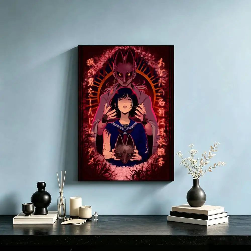 H-Hinako shimizu silent H-hill Poster High Quality Dorm Living Room Aesthetic Wall Decoration Painting Stickers Gift