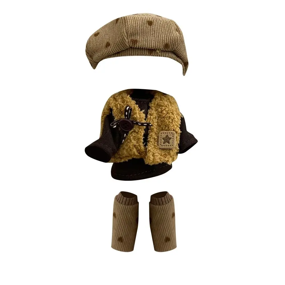 Change Clothes Material OB11 Clothes Bear Ears Rabbit Ears BJD Clothes Hooded Cloak Accessories Chinese Cloth