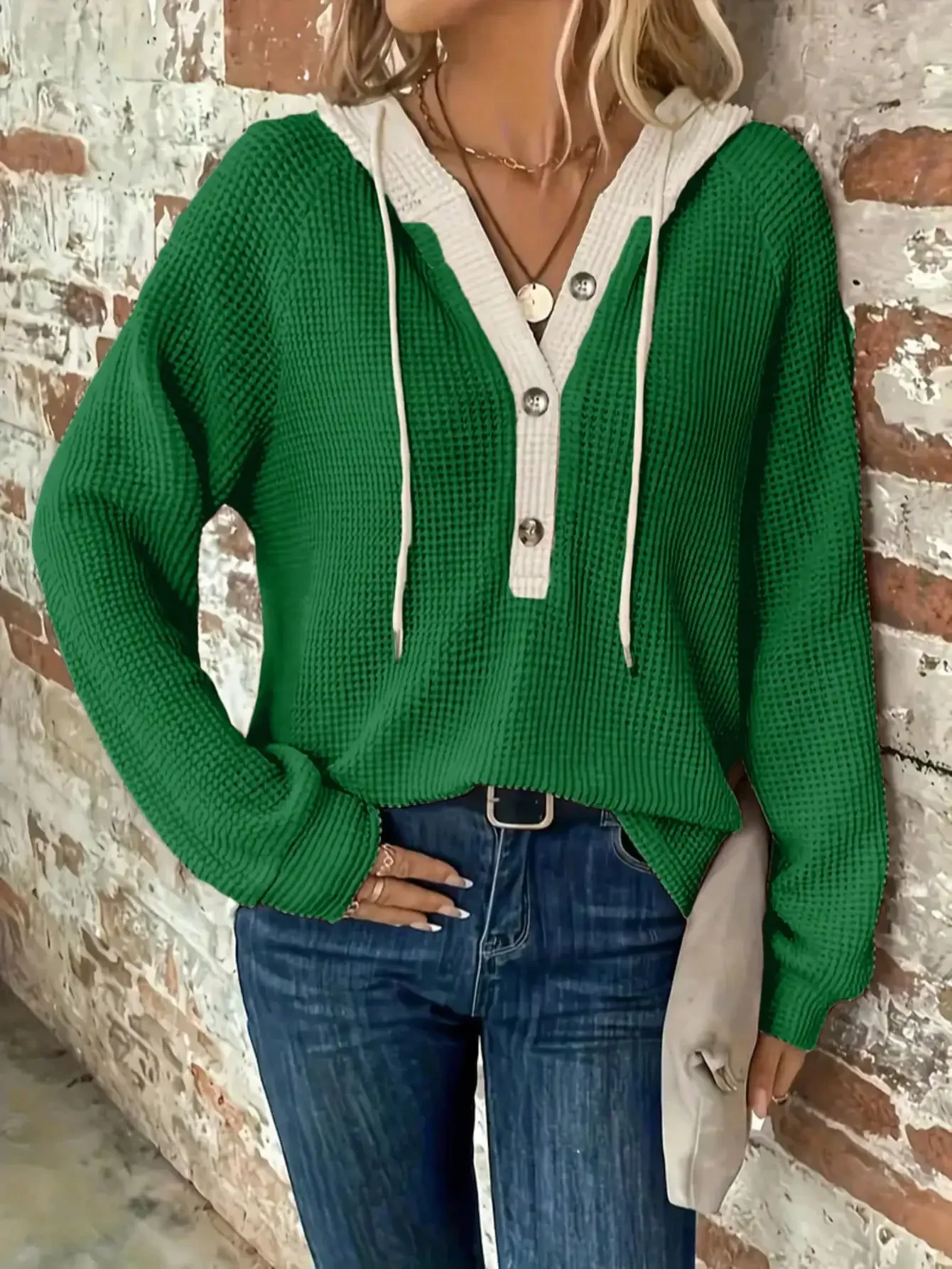 

Plus Size 1XL-5XL New Women Fashion V-neck Hoodies Tops Fleece Sweatshirts Ladies Casual Long Sleeve Sweatshirt Pullover