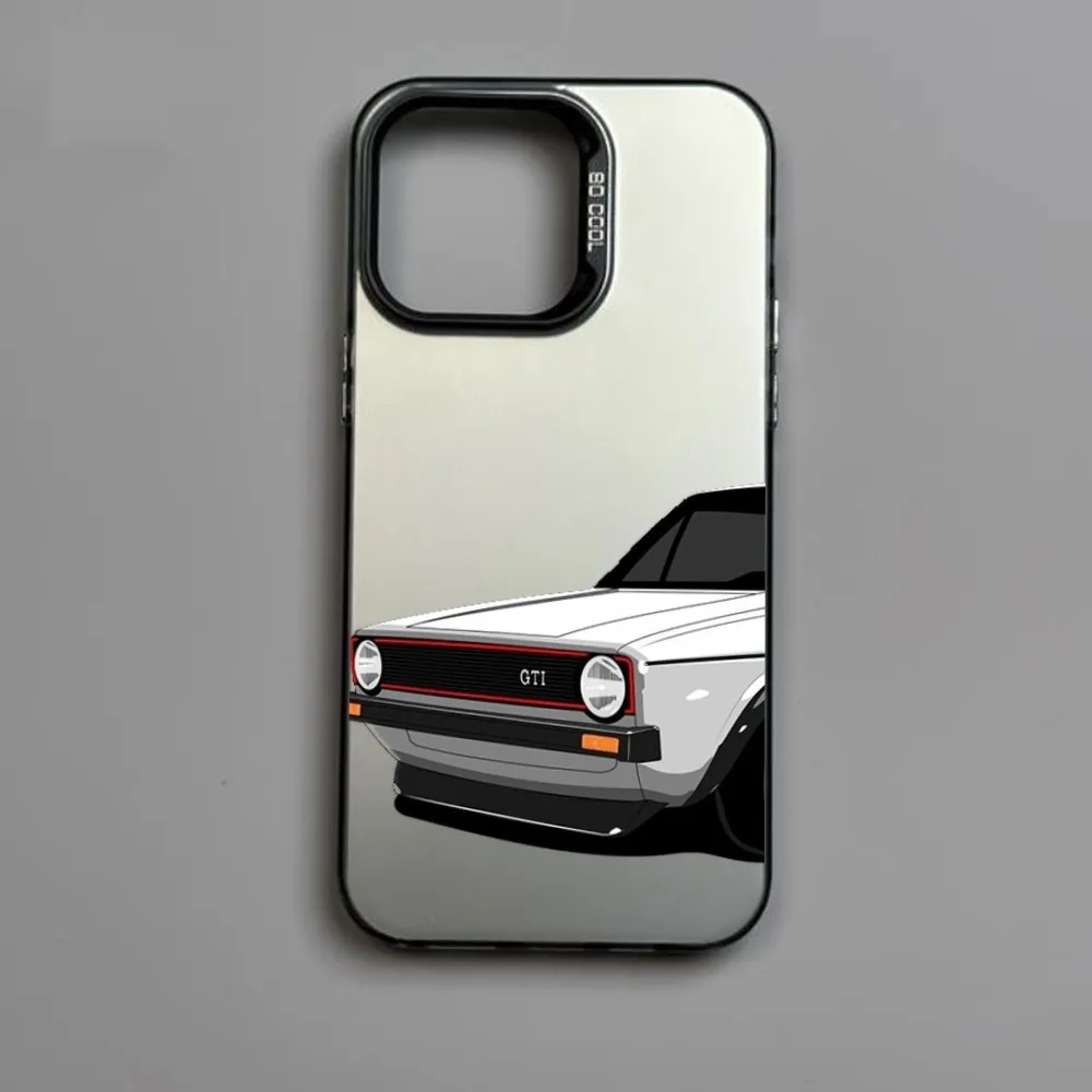 G-Golf G-GTI Car Phone Case For iPhone16,15,14,13,12,11,Mini,Pro,MAX Candy Matte Shockproof Back Cover