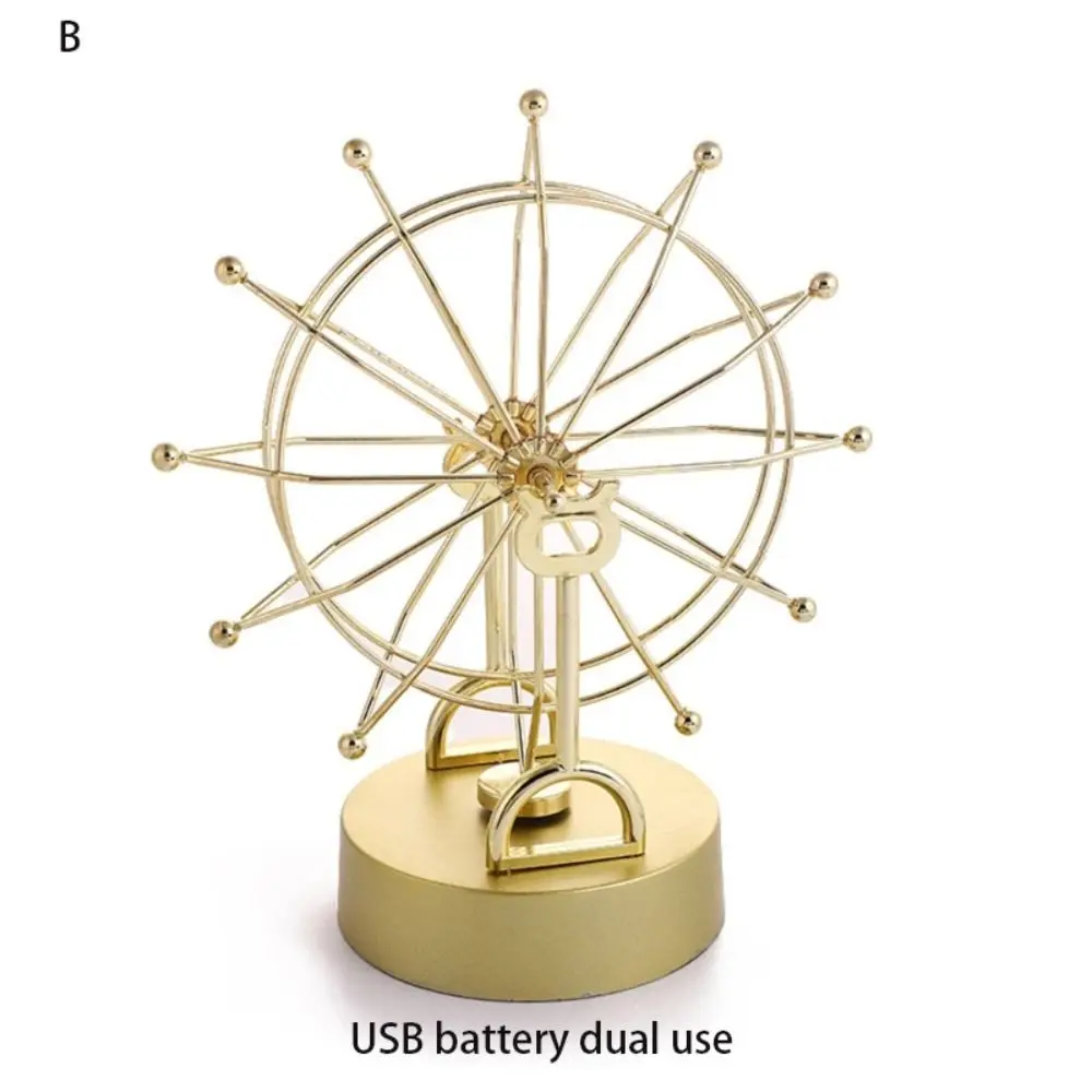 Electroplating Process Easy to Use Bookcase Decoration Home Decor  Perpetual Motion Ferris Wheel Ornament Desk Ornaments