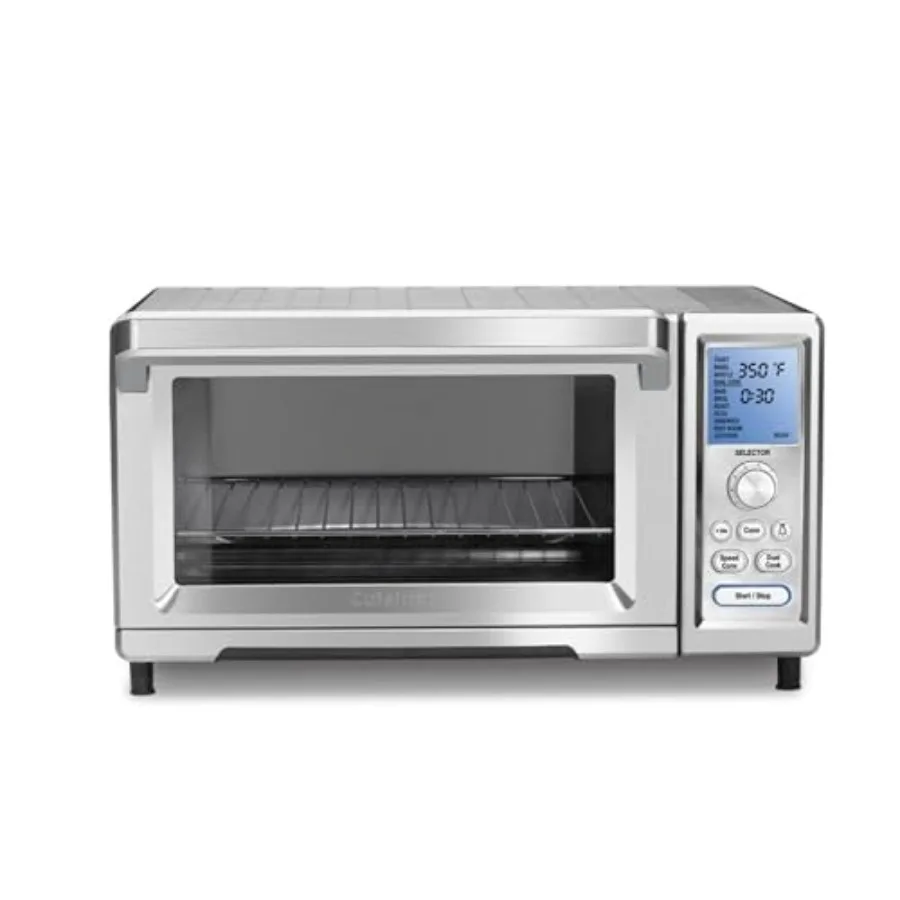 

Электрическая конвекционная печь Chefs мощностью 1800 Вт с 15 функциями приготовления, подходит для пиццы 13 дюймов, противней 9x13 и полноразмерных противней.