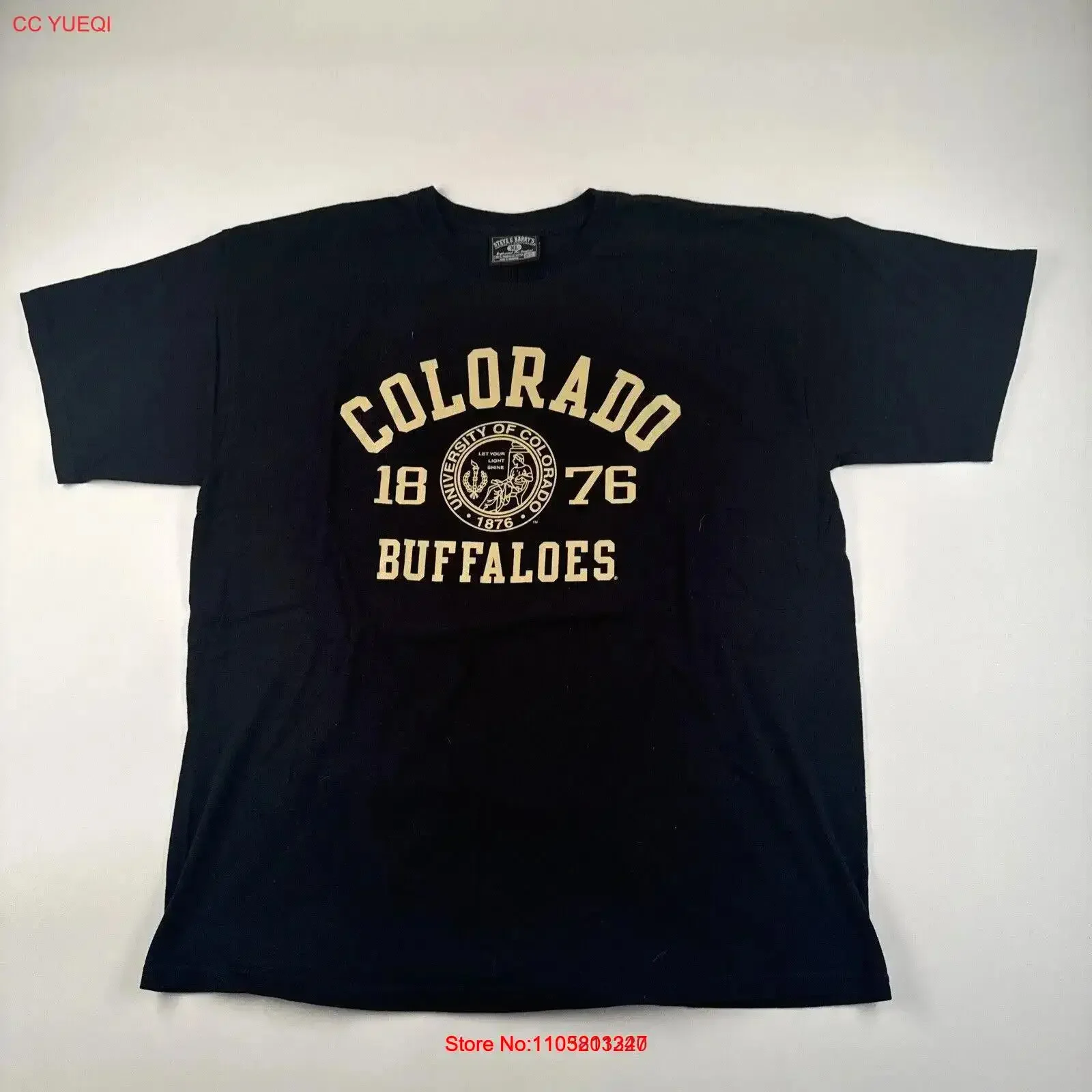 

Vintage Colorado Buffalos T Shirt Size XL vintage Washed Stretched Stylish homme Comfortable graphic designer clothes