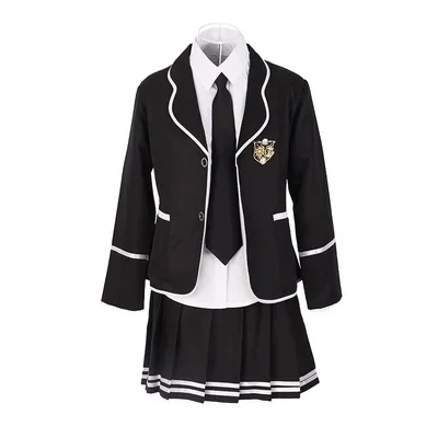 Uniforme escolar de coro de manga larga para estudiantes, conjunto de uniforme jk para niños y estudiantes de secundaria, japón y corea del sur