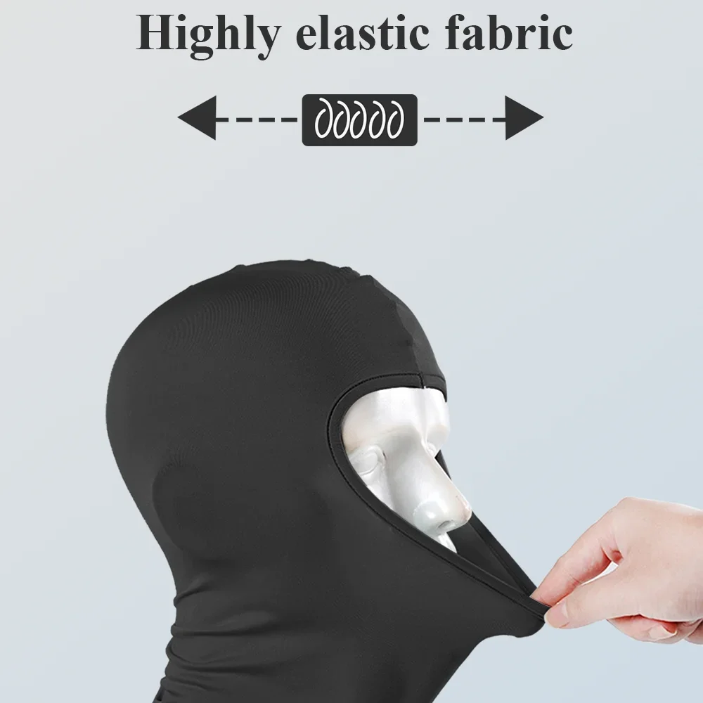 Breathable Sports Balaclava Hat Quick-Dry Windproof Full Face Mask Headgear for Riding Running Ski Hiking Outdoor Face Cover Men