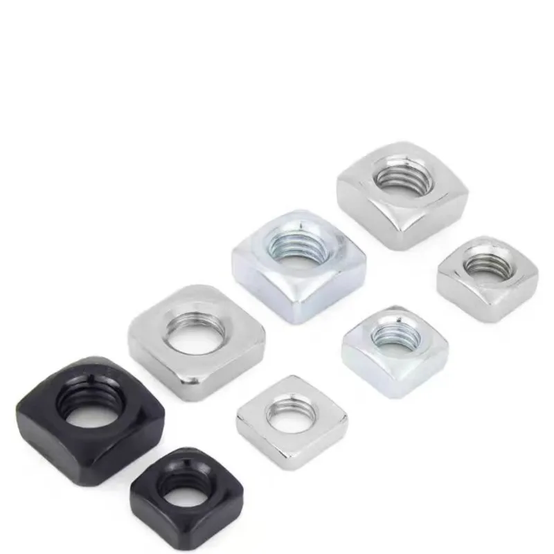 

304 stainless steel and galvanized square nut square nut Din557 M3 M4 M5 M6 M8 M10 M12