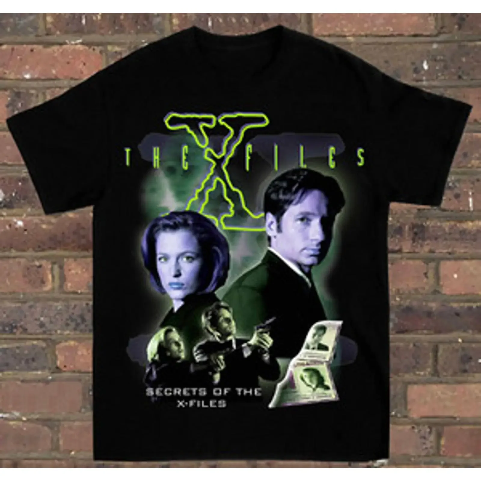Camiseta negra The X Files Movie unisex todas las tallas S 4XL vintage Washed Top For Everyday Wear Stretched Soft Unisex