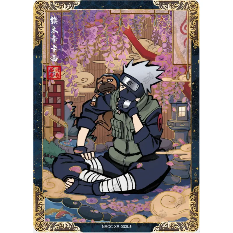 KAYOU Genuine Naruto Latest Ninja Era Special Pack XR 1-6 Uzumaki Naruto Uchiha Sasuke Hatake Kakashi Anime Collection Card Gift