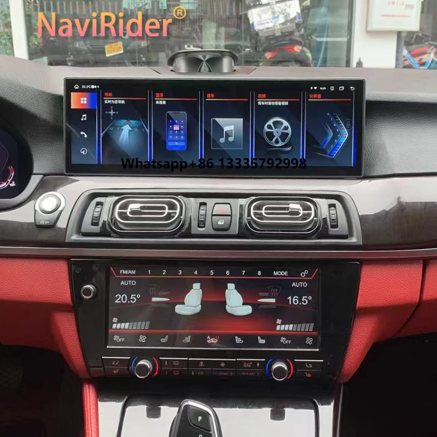 

14.9Inch Carplay Auto Car Multimedia Display Screen for 5 Series F10 F11 F12 F15 F18 2011-2017 CIC NBT 4G CARPLAY GPS